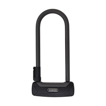 Abus, Granit Plus 640, U-Lock, Key, 12mm, 8.30cm x 23.0cm, 3.3'' x 9'', TexKF, Black -Amego Electric Vehicles