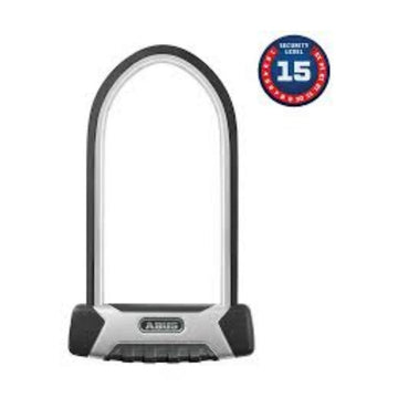 Abus, Granit XPlus 540, U-Lock, Key, 13mm, 16.0cm x 30.0cm, 6.3" x 11.8", SH B, Black - Amego Electric Vehicles