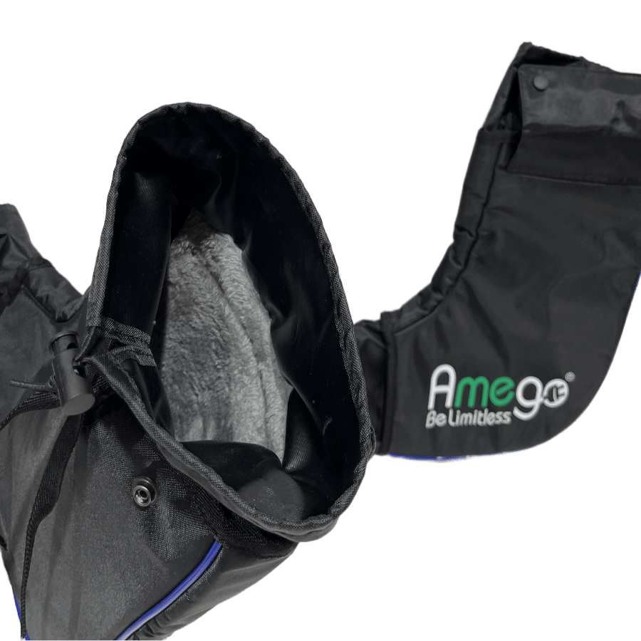 Amego Bar Mitts Oxford Cloth Fleece Lining - Amego Electric Vehicles