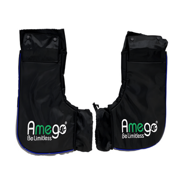 Amego Bar Mitts Oxford Cloth Fleece Lining - Amego Electric Vehicles