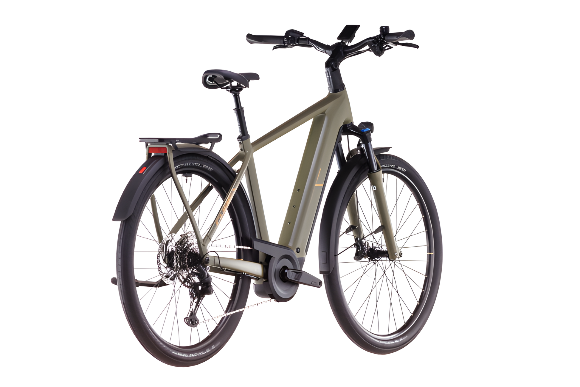 Cube Kathmandu Hybrid Pro 800 Smart System Easy Entry dustyolive´n´gold 46cm - Amego Electric Vehicles