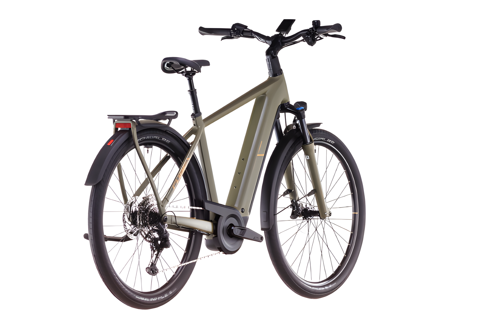 Cube Kathmandu Hybrid Pro 800 Smart System Easy Entry dustyolive´n´gold 46cm - Amego Electric Vehicles