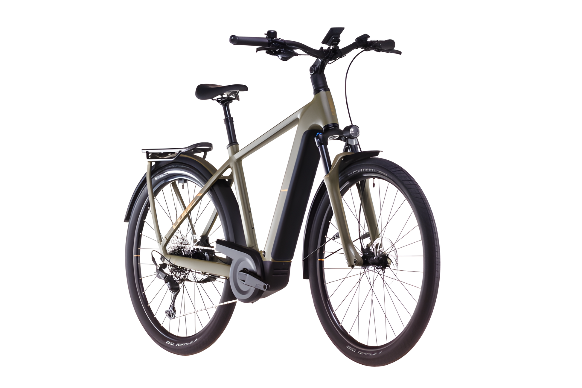 Cube Kathmandu Hybrid Pro 800 Smart System Easy Entry dustyolive´n´gold 46cm - Amego Electric Vehicles