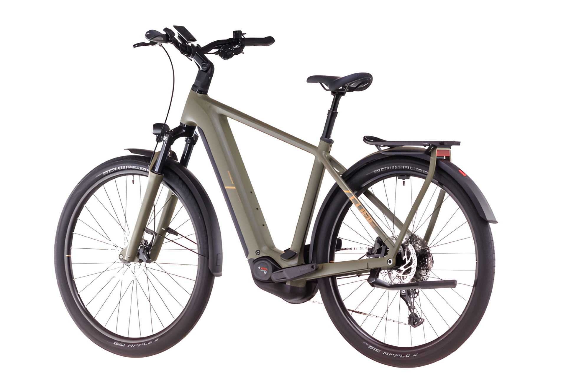 Cube Kathmandu Hybrid Pro 800 Smart System Easy Entry dustyolive´n´gold 46cm - Amego Electric Vehicles