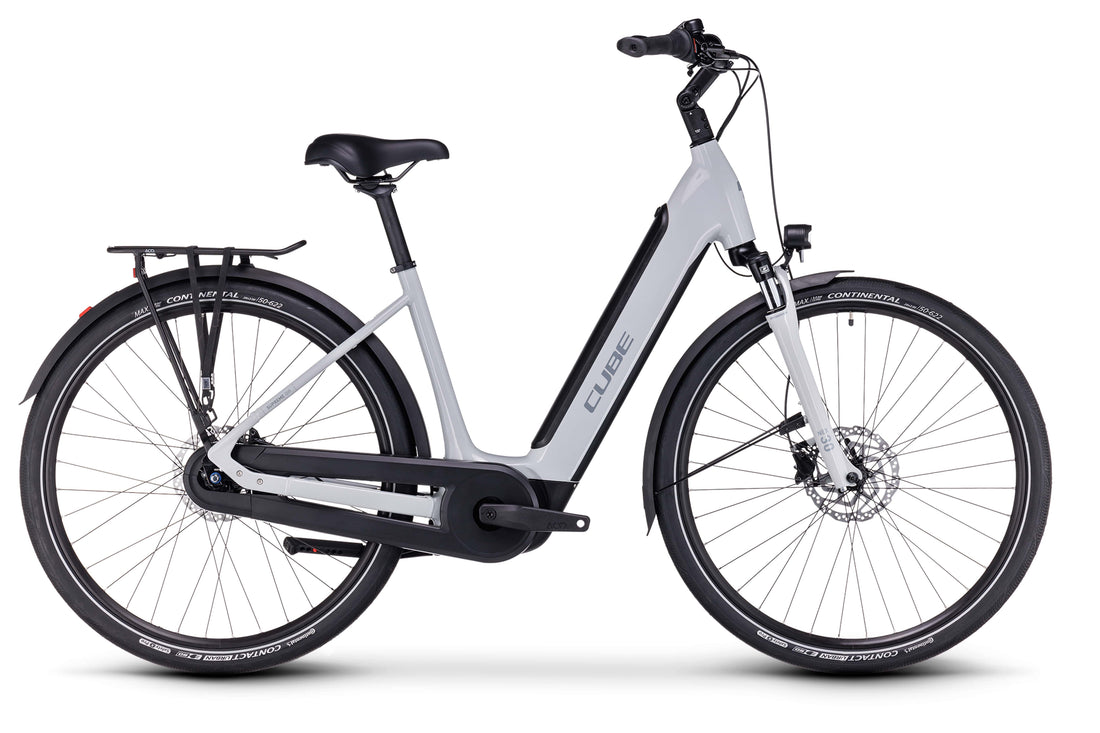 Cube Supreme Hybrid ONE 500 Easy Entry Smart System grey´n´grey XS - 46 cm - Amego Electric Vehicles