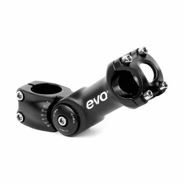 EVO, Compact, Stem, Diameter: 31.8mm, Length: 110mm, Steerer: 1-1/8'', Black - Amego Electric Vehicles
