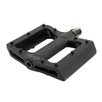 EVO, Tenpoint, Platform Pedals, Body: Nylon, Spindle: Cr-Mo, 9/16'', Black, Pair - Amego Electric Vehicles