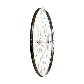 Front Wheel 26'' Alex DM-18 RIm Black HB-M475 Disc Hub Black Spokes X 36 QR - Amego Electric Vehicles