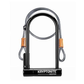 KRYPTONITE KEEPER 12 STD U-Lock w/ 4' Flex Cable - Amego Electric Vehicles