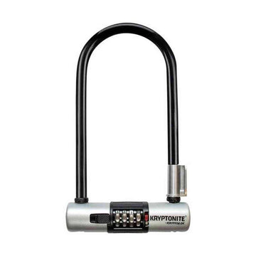 KRYPTONITE KryptoLok U-Lock - 4 x 9" 4-Digit Combination Black Includes bracket - Amego Electric Vehicles