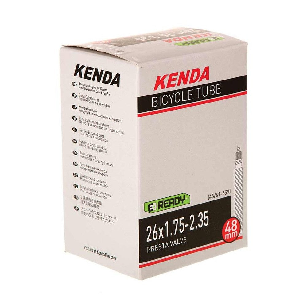 Kenda, Presta-Removable Valve Core, Tube, Presta, Length: 48mm, 26'', 3.50-4.50 - Amego Electric Vehicles