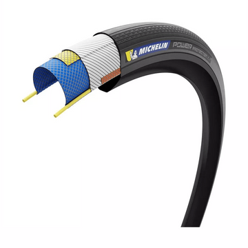 Michelin, Power Protection, Road Tire, 700x30C, Folding, Tubeless Ready, MAGI-X, Black - Amego Electric Vehicles