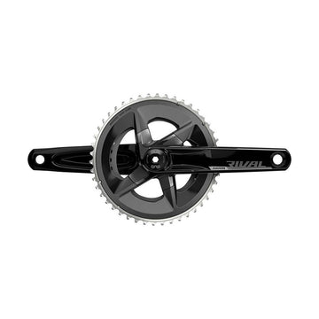 SRAM, Rival D1 2x, Crankset, Speed: 12, Spindle: 28.99mm, BCD: 107, 46/33, DUB, 170mm, Black, Road Disc - Amego Electric Vehicles