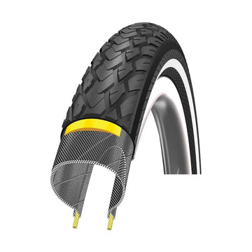 Schwalbe, Marathon, Tire, 700x32C, Wire, Clincher, Endurance, GreenGuard, 67TPI, Black - Amego Electric Vehicles