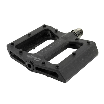 EVO, Tenpoint, Platform Pedals, Body: Nylon, Spindle: Cr-Mo, 9/16'', Black, Pair - Amego Electric Vehicles