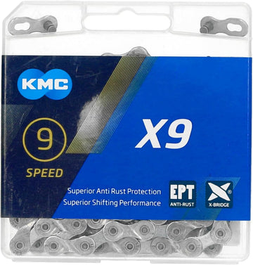 KMC, X9 EPT, Chain, 9sp., 116 links - Amego Electric Vehicles