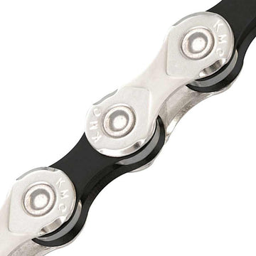 KMC, X11, Chain, 11sp., 118 Links, Nickel/Black - Amego Electric Vehicles