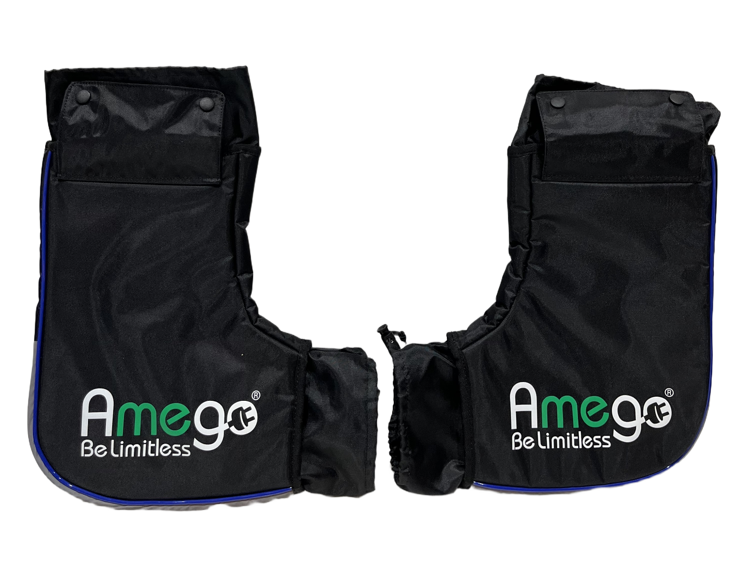 Food Delivery Starter Package Bundle Pizza Bag, pizza bag rack, cup holder, bar mitts, neoprene battery cover, helmet, phone holder, mirror, chain lock and lubricant - Amego Electric Vehicles