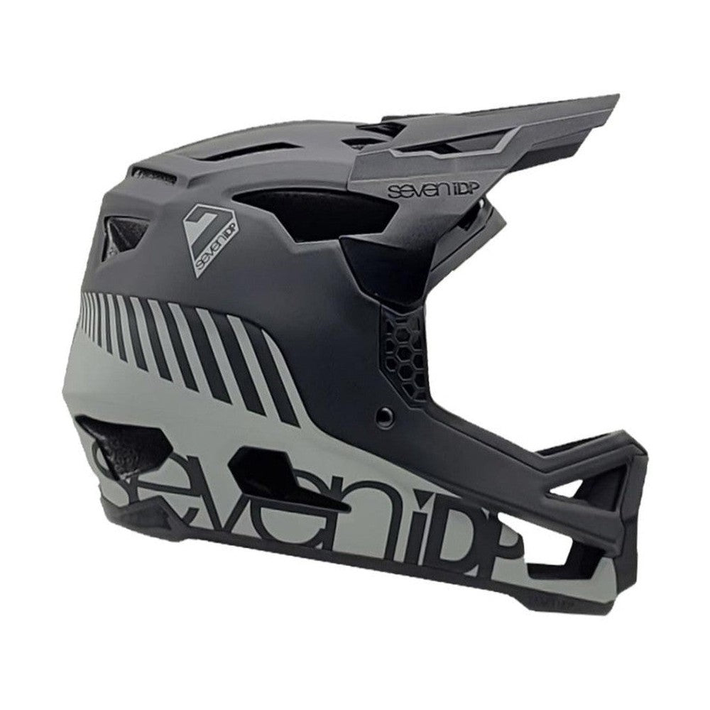 7iDP, Project 23 Fiber Glass, Full Face Helmet, Graphite/Black, L, 59 - 60cm - Amego Electric Vehichles