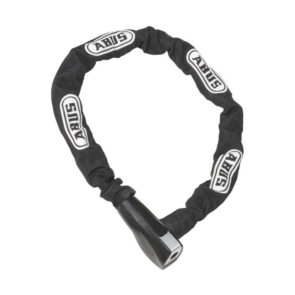 Abus, 8807K Steel-O-Chain, Chain Lock, Key, 7mm, 110cm, 3.6', Black - Amego Electric Vehicles