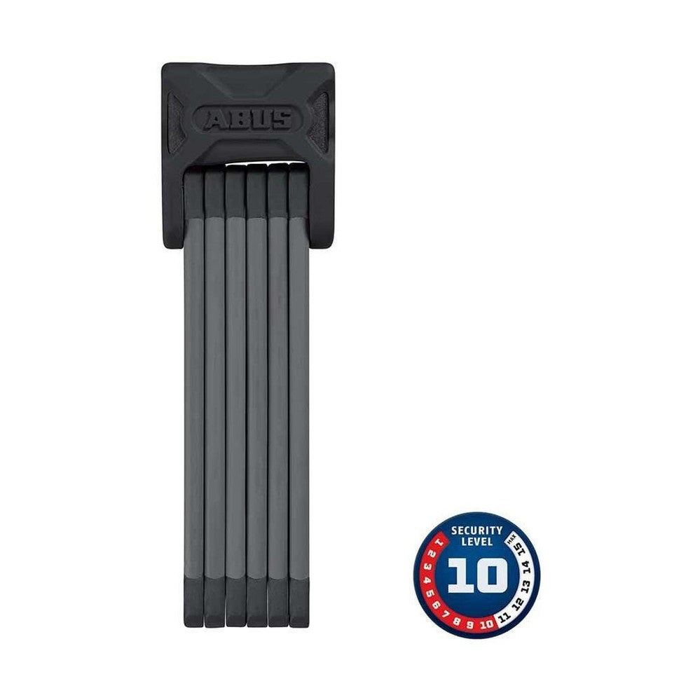 Abus, Bordo 6000, Folding lock with key, 90cm 3' , Black - Amego Electric Vehicles