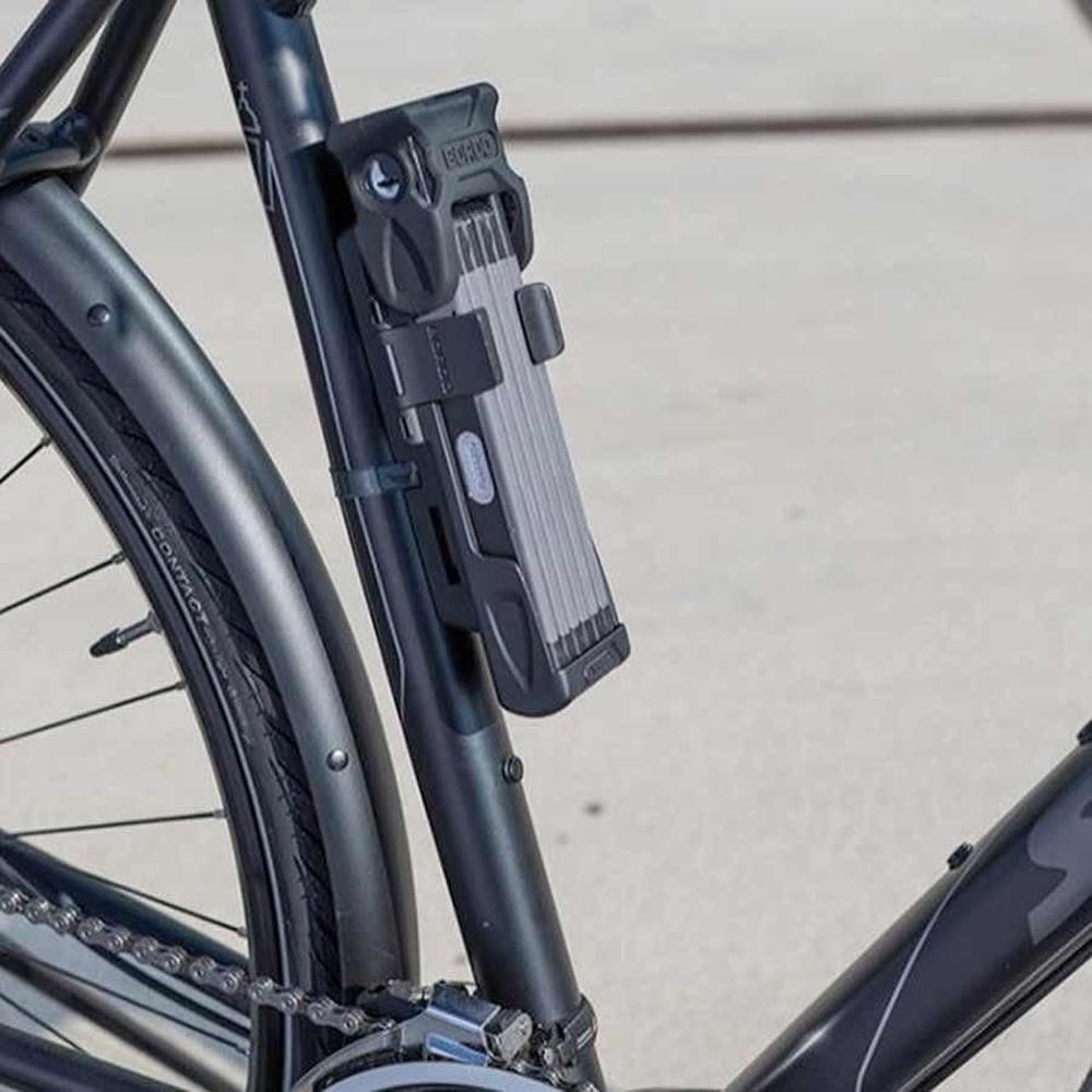 Abus, Bordo 6000, Folding lock with key, 90cm 3' , Black - Amego Electric Vehicles