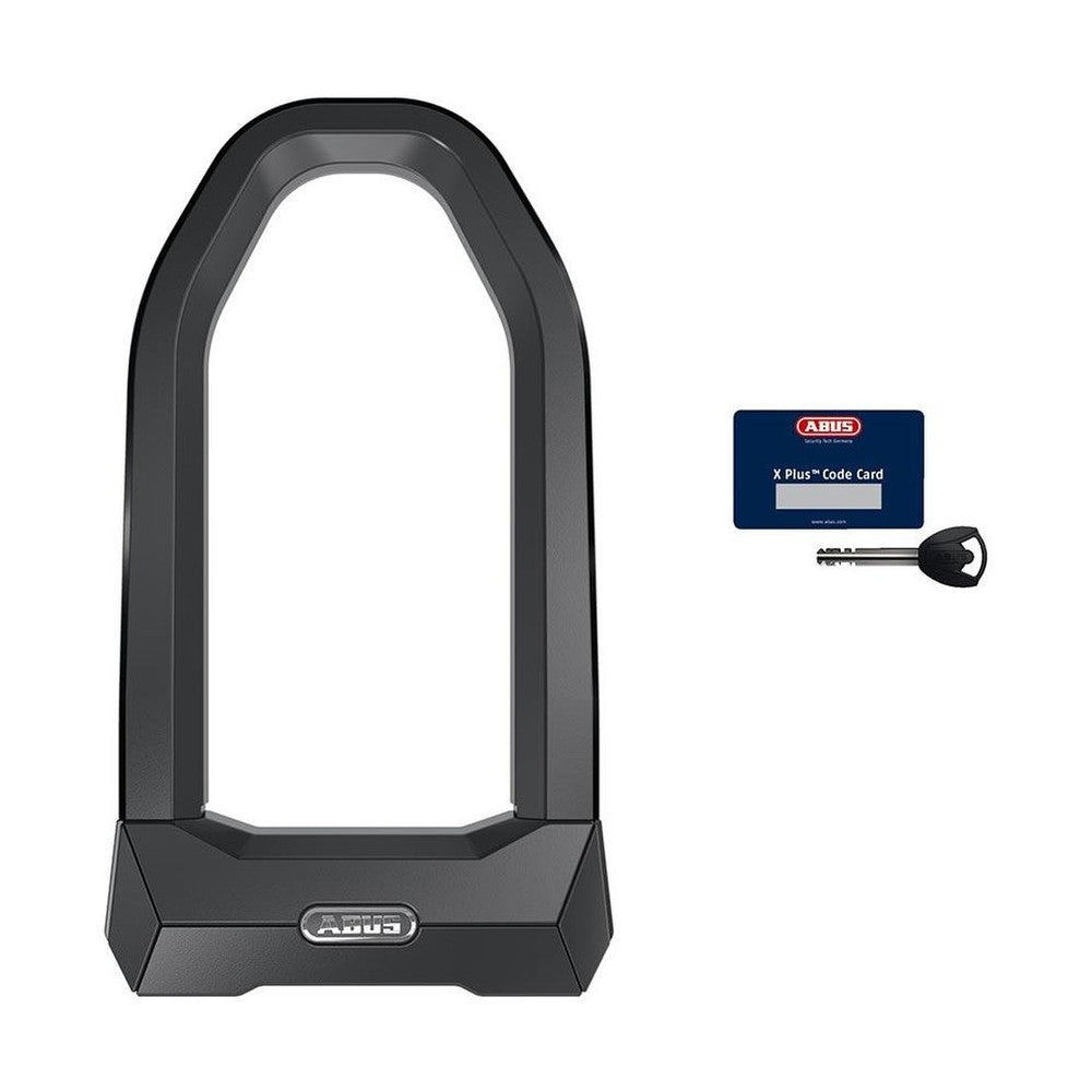 Abus, Granit Super Extreme 2500 XPlus, U-Lock, Key, tbd mm, 16.5x23.0cm, 6.5''x9'', USH2500, Black - Amego Electric Vehicles