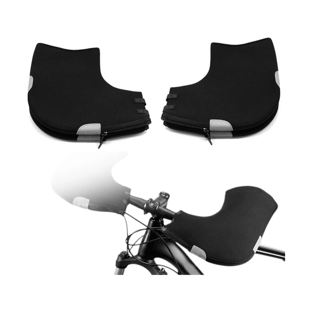 Amego Neoprene Winter Bar Mitts Reflective - Amego Electric Vehicles