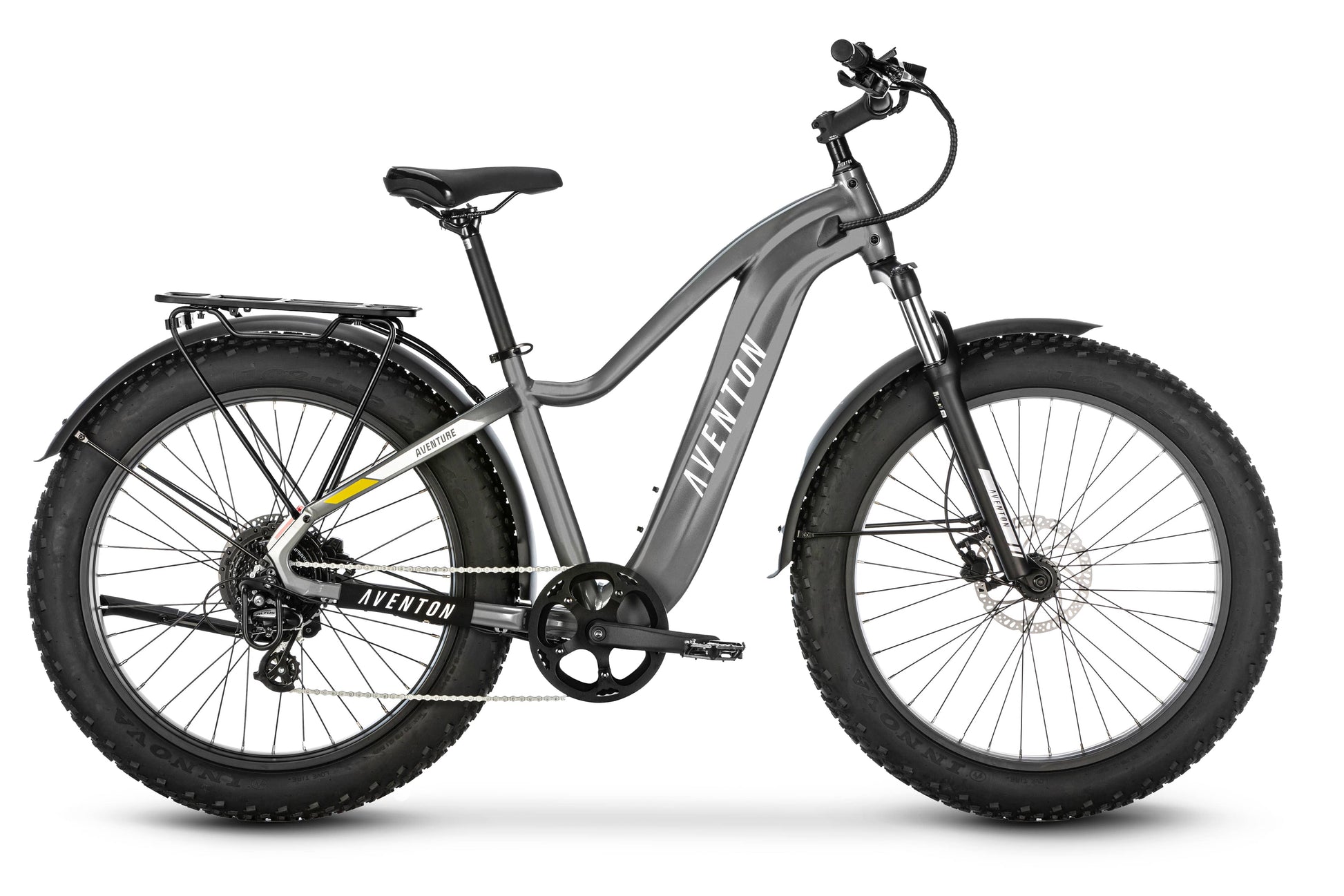 Aventon Aventure 2 High-Step Slate Grey Regular DEMO WO#17611 50kms No Keys - Amego Electric Vehicles