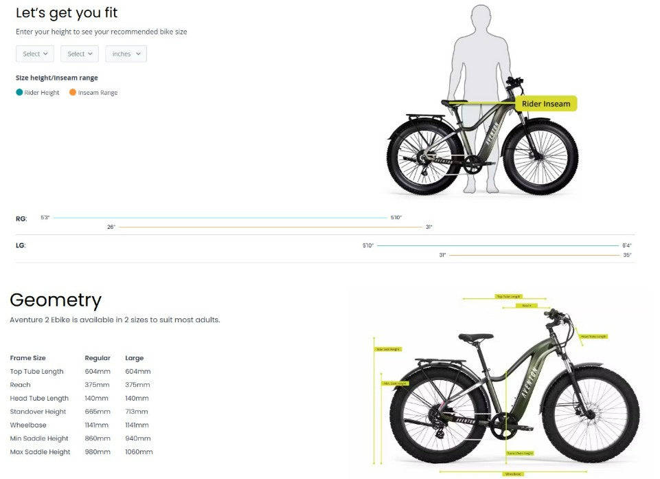 Aventon Aventure 2 High-Step Slate Grey Regular DEMO WO#17611 50kms No Keys