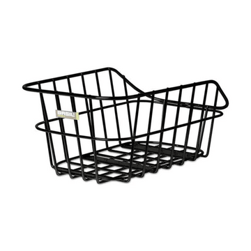 Basil Cento Alu Rear Basket Matte Black -Amego Electric Vehicles