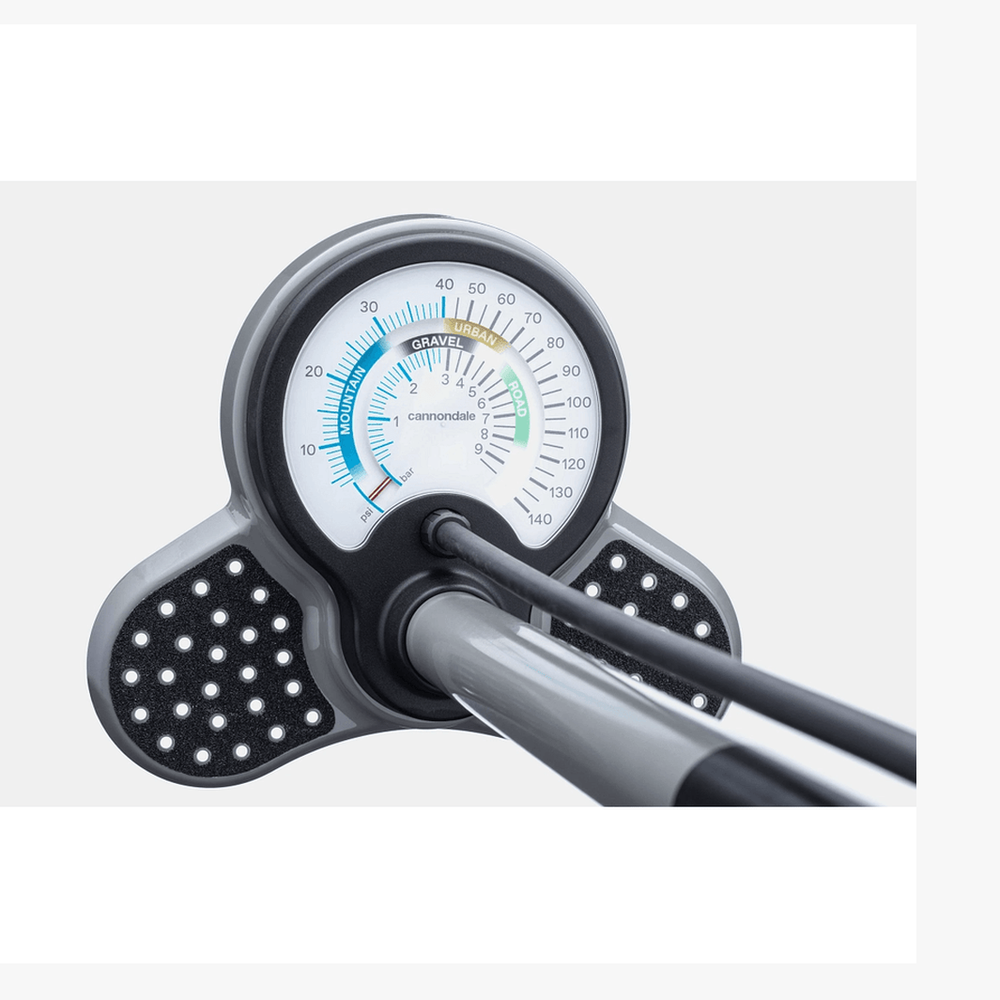 Cannondale Precise Floor Pump Stealth Grey - Amego Electric Vehicles