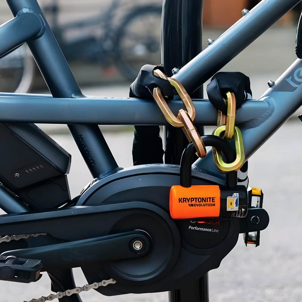 KRYPTONITE NY CHAIN W/EV SERIES 4 DISC LOCK