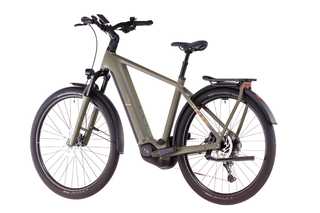 Cube Kathmandu Hybrid Pro 800 Smart System Easy Entry dustyolive´n´gold 46cm -Amego Electric Vehicles