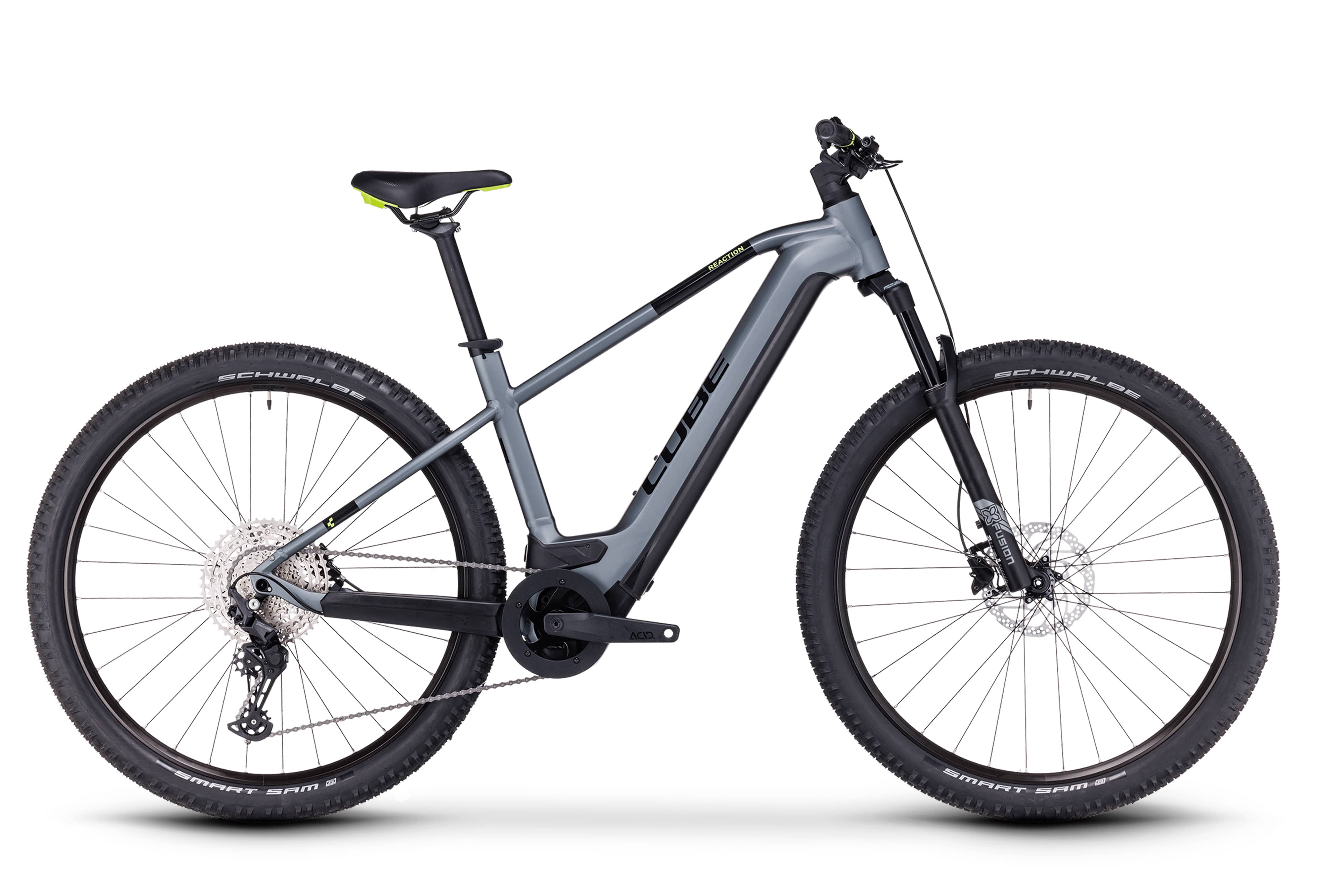 Cube Reaction Hybrid Pro 500 Flashwhite´n´Black  une robuste autonomie de vélo électrique