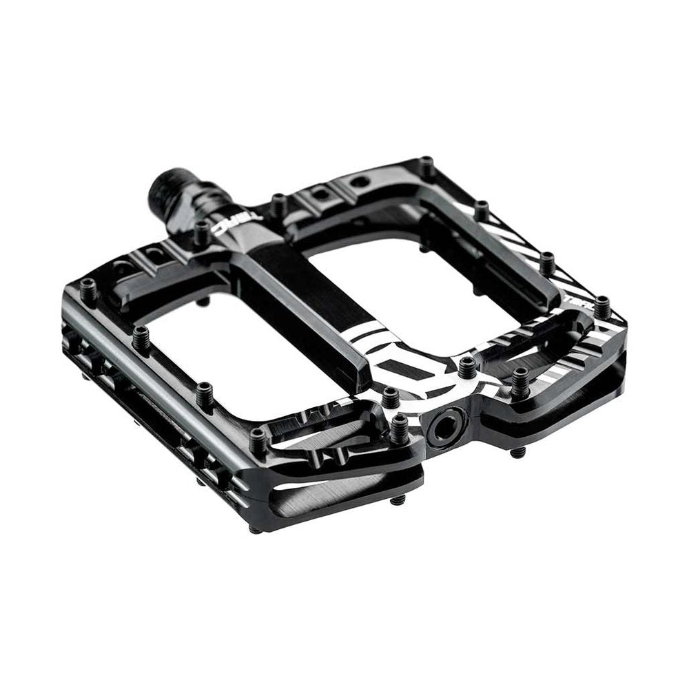 Deity, TMAC, Platform Pedals, Body: Aluminum, Spindle: Cr-Mo, 9/16'', Black, Pair - Amego Electric Vehicles