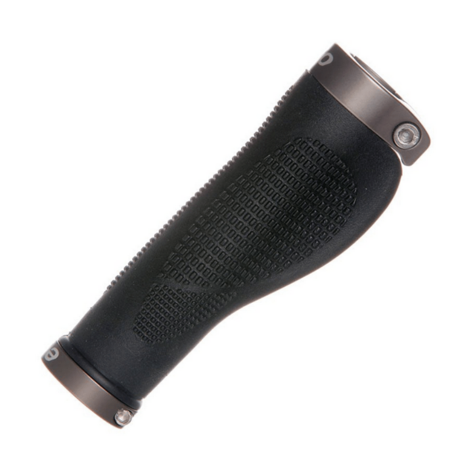 EVO, Ergo Clamper Grips, Lock-On, 130mm, Black - Amego Electric Vehicles