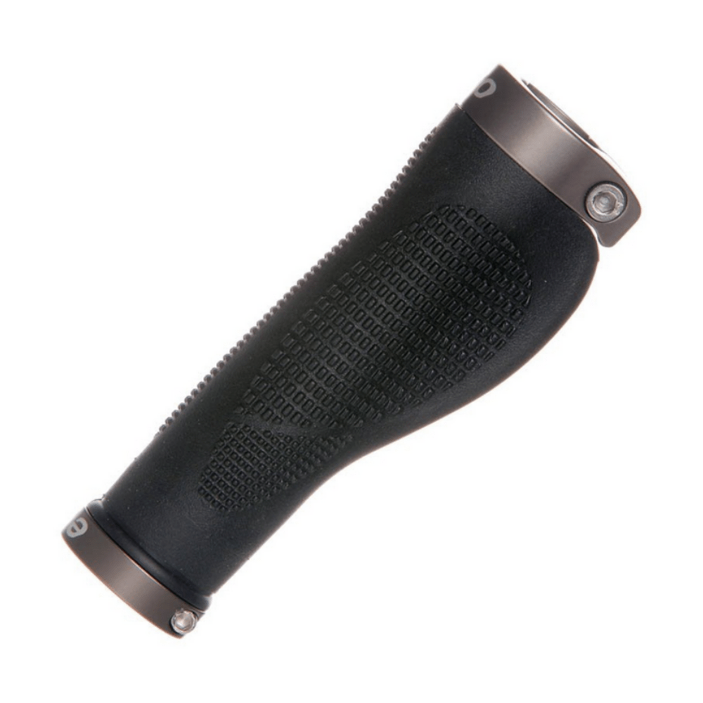 EVO, Ergo Clamper Grips, Lock-On, 130mm, Black - Amego Electric Vehicles