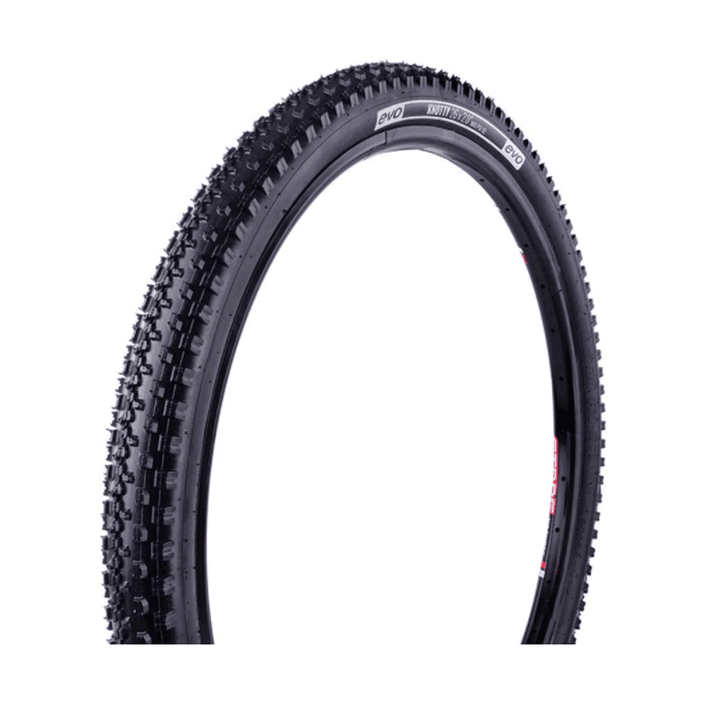 EVO, Knotty, Tire, 26''x2.10, Wire, Clincher, Black - Amego Electric Vehicles