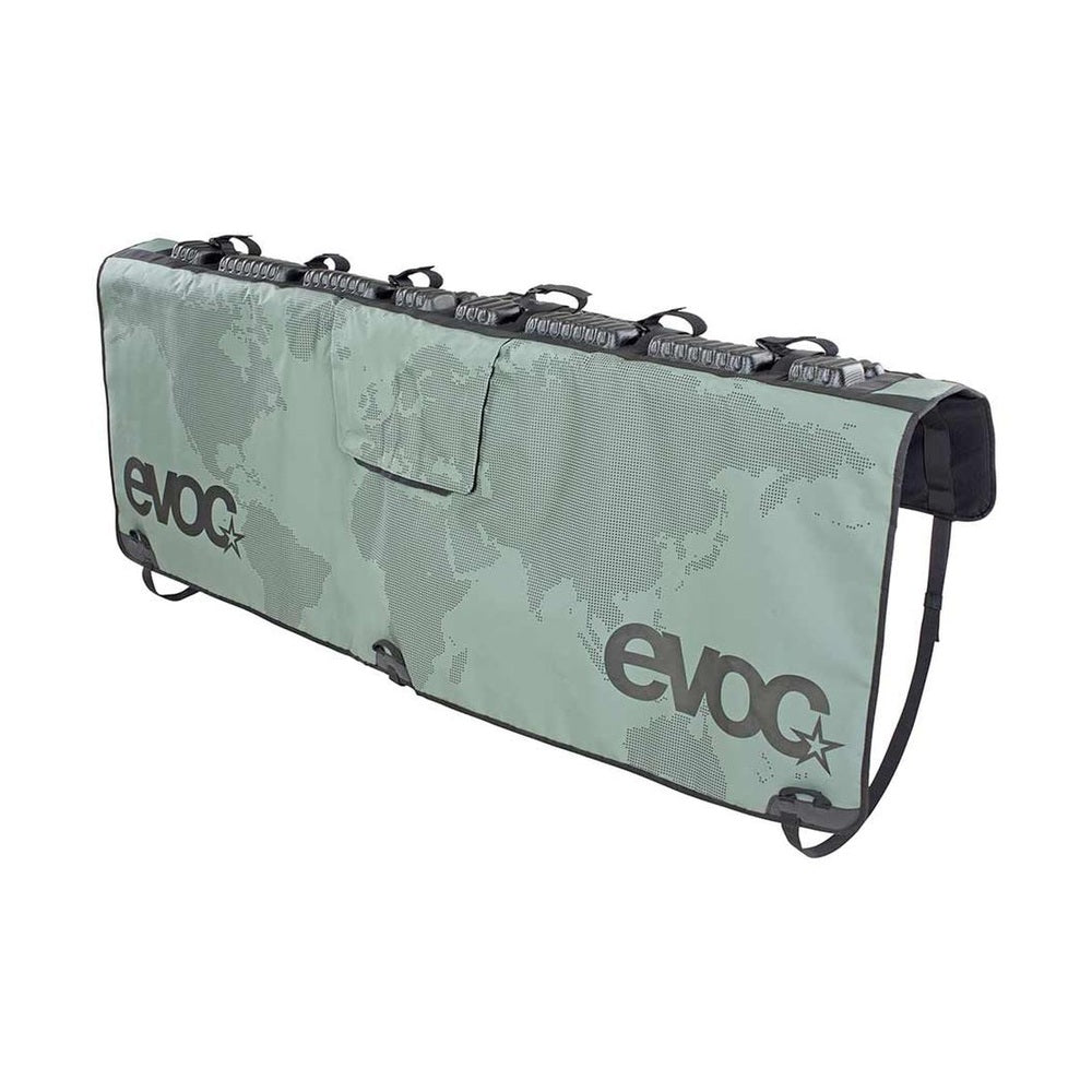 EVOC, Tailgate Pad, 136cm / 53.5'' wide, for mid-sized trucks, Olive - Amego Electric Vehicles