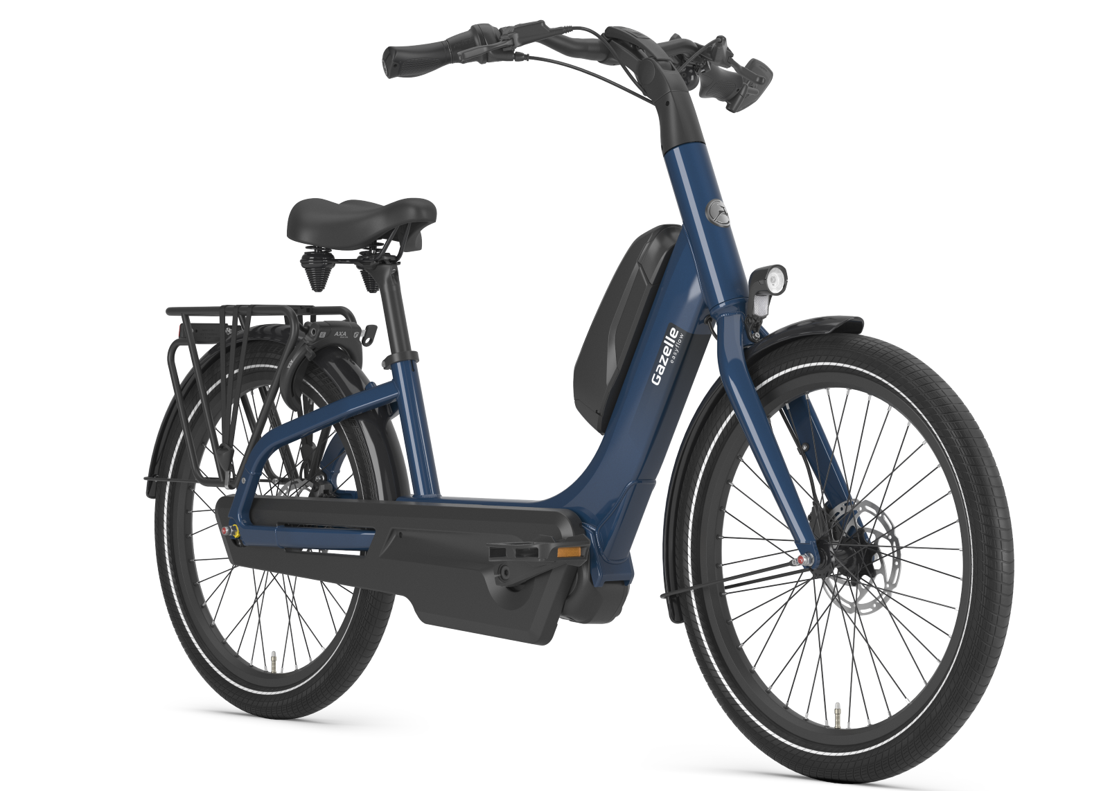 gazelle e bike dames blauw Gazelle Easyflow C7