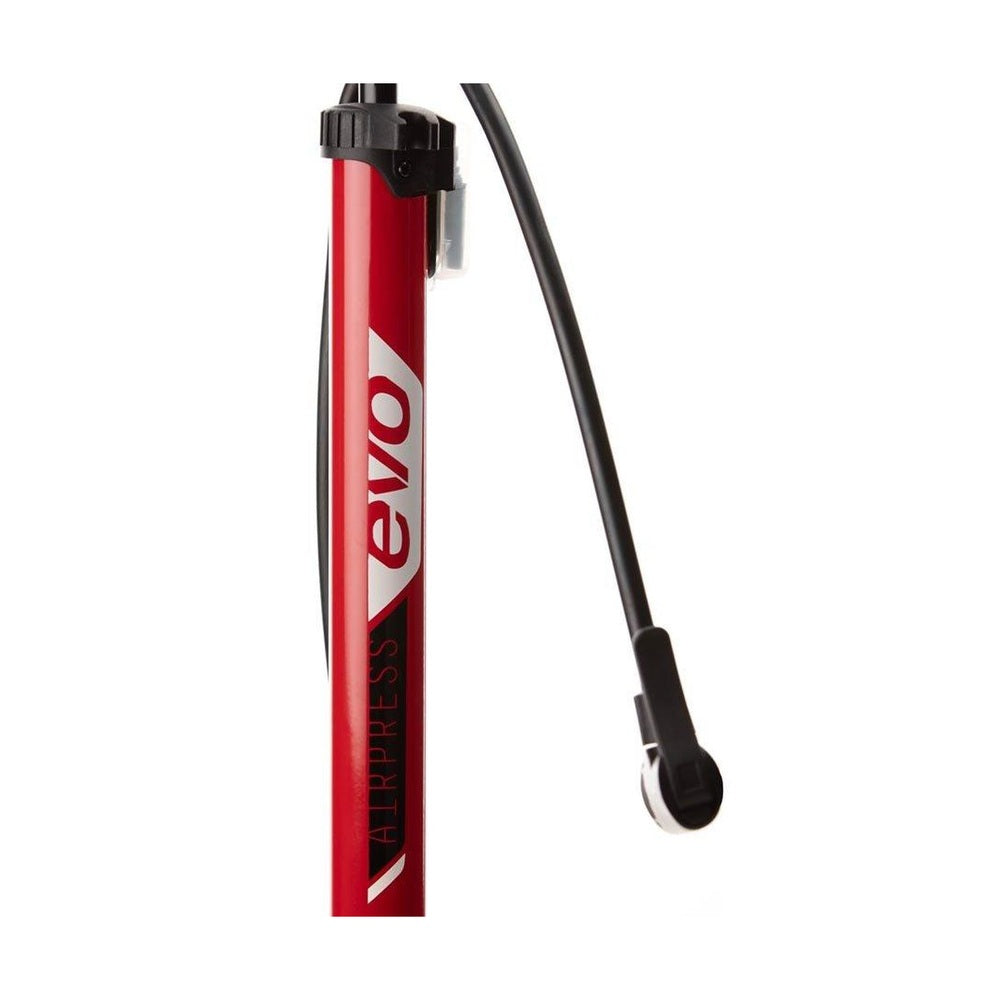 Evo AirPress Floor Pump Smarthead 120psi Red - Amego Electric Vehicles