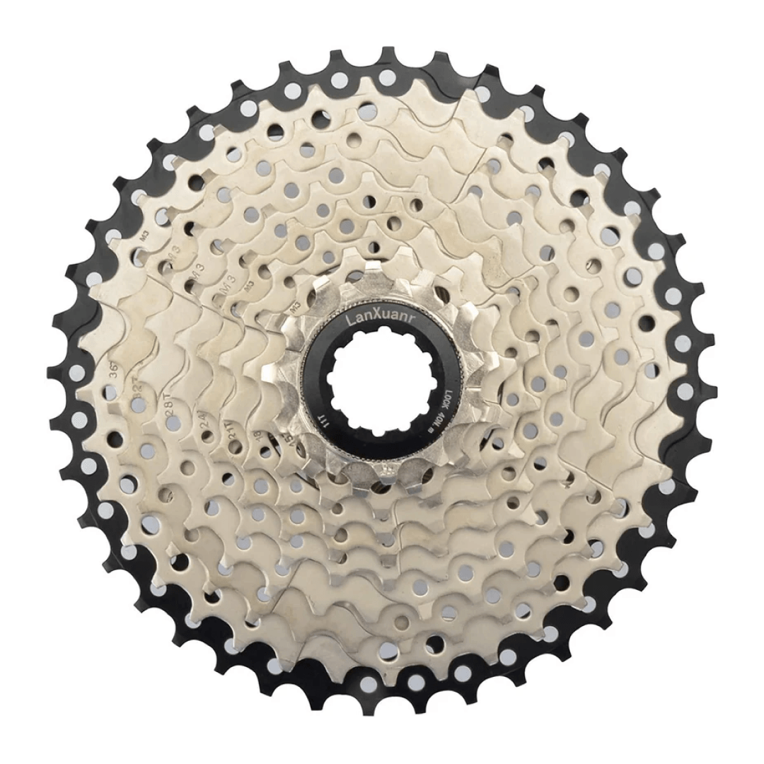 LANXUANR 10 Speed Mountain Bicycle Cassette Fit for MTB Bike, Road Bicycle, Super Light (11-42T)