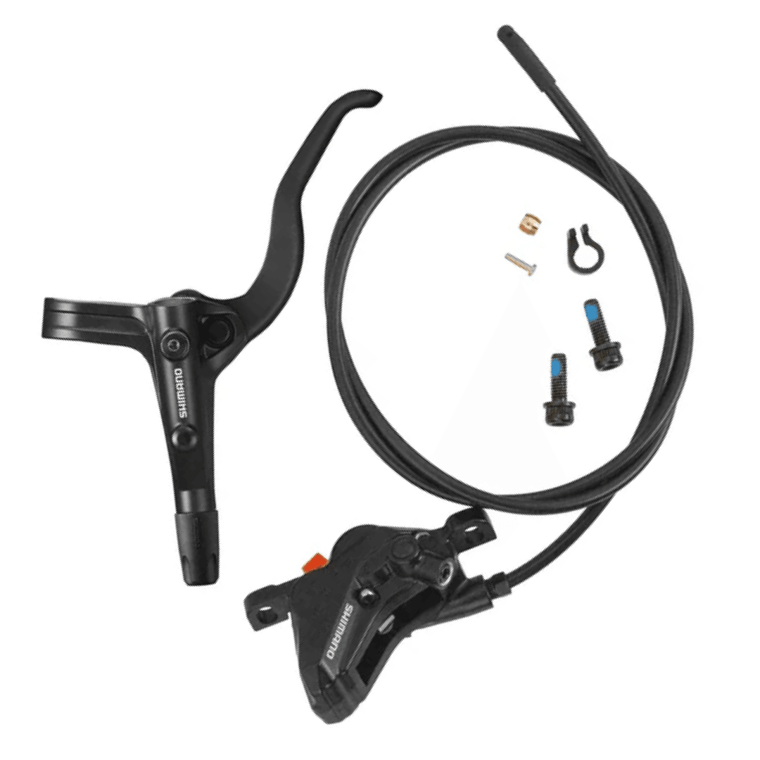 Shimano, BL-MT401/BR-MT420, MTB Hydraulic Disc Brake, Rear, Post mount, Disc: Not included, Black, Set