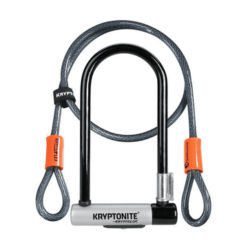 KRYPTONITE KRYPTOLOK STD U-LOCK W/4' FLEX CABLE