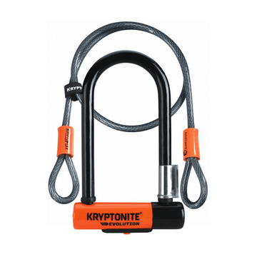 KRYPTONITE EVOLUTION MINI-7 U-Lock W/ 4' FLEX CABLE