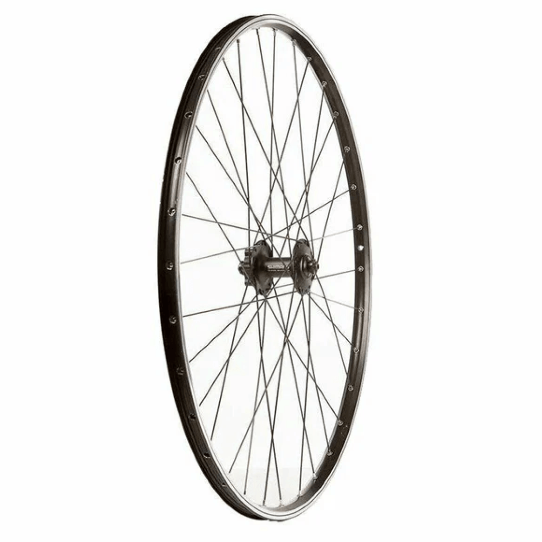Wheel Shop Sun Inferno Black/ Shimano Deore HB-M525 Wheel Front 26'' / 559 Holes: 32 QR 100mm Disc IS 6-bolt