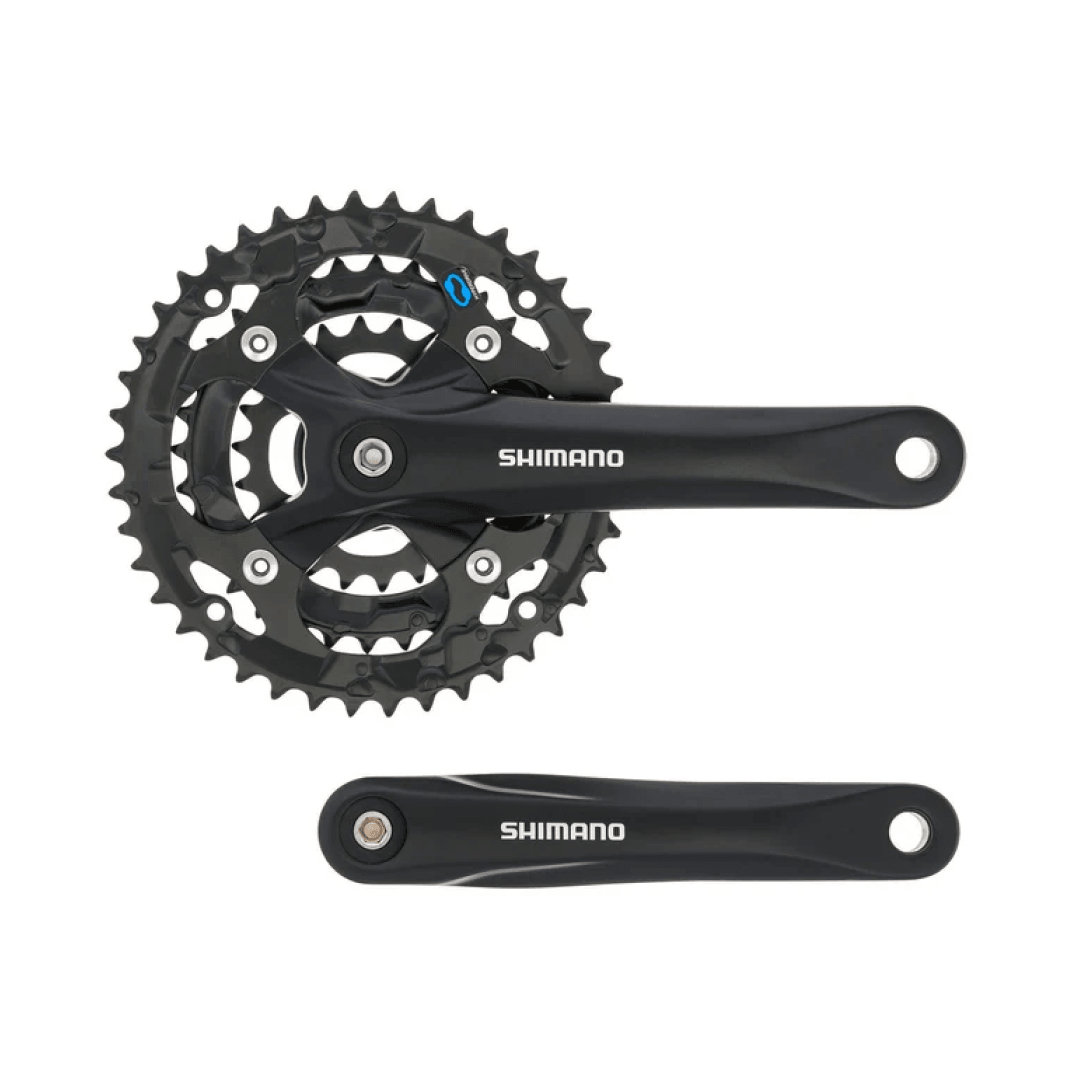 Shimano, Acera FC-M361, Crankset, 7/8 sp, 170mm, 28/38/48T AFCM361C888XL, Black(Elevate / NCM)