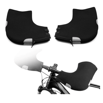Amego Neoprene Winter Bar Mitts (Reflective)