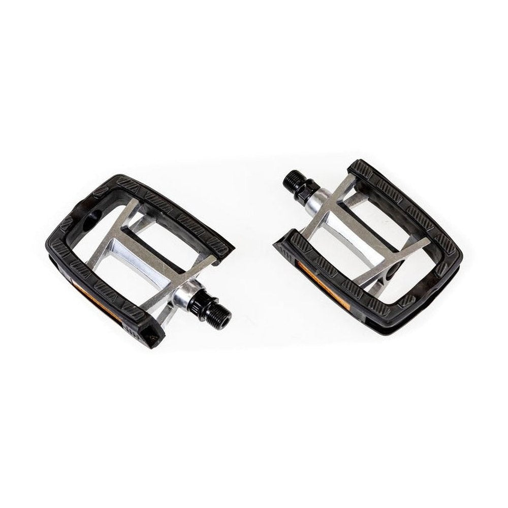 Gazelle Pedal Set - Black/Silver -Amego Electric Vehicles